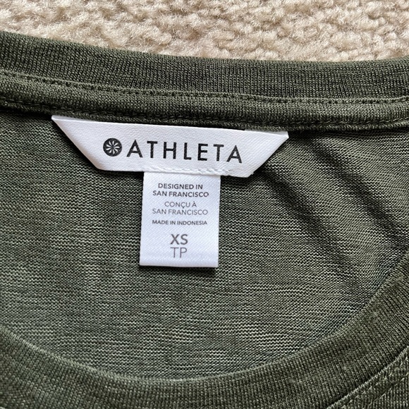 Athlete Breezy Tank in Aspen Olive - Picture 2 of 5
